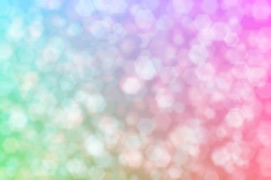 Çok renkli gradyan soyut arkaplan. Pembe, mavi ve karışımında Bokeh ışıkları 