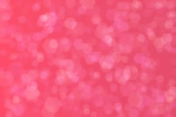 Rosa Abstrakter Defokussierter Hintergrund Mit Sechseckigen Bokeh Flecken — Stockfoto