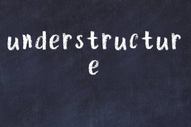 Siyah masadaki tebeşir el yazısı altyapısı