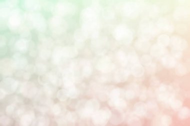Açık pembe ve deniz köpüğü soyut yeşil soyut çözünmüş arka plan daire şeklindeki bokeh noktalarıyla