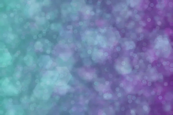 Harmonic Beautiful Astract Background Hexagon Shape Spots Purple Green Background — Stock Photo, Image