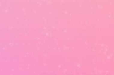 Yıldız şekli bokeh benekli pembe soyut odaklanmış arkaplan