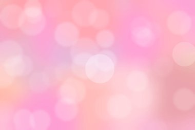 Pembe soyut çözünmüş arkaplan, daire şeklinde bokeh desen.