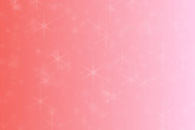 Pembe ve turuncu soyutlanmış arka plan yıldız şeklindeki bokeh noktalarıyla