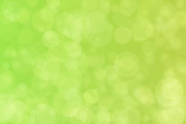 Doğal yeşil soyut arkaplan. Yumuşak ışık odaklı noktalar