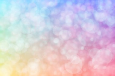 Pembe ve mavi renklere sahip soyut arkaplan ve bunların geçiş ve bulanık ışık noktaları.