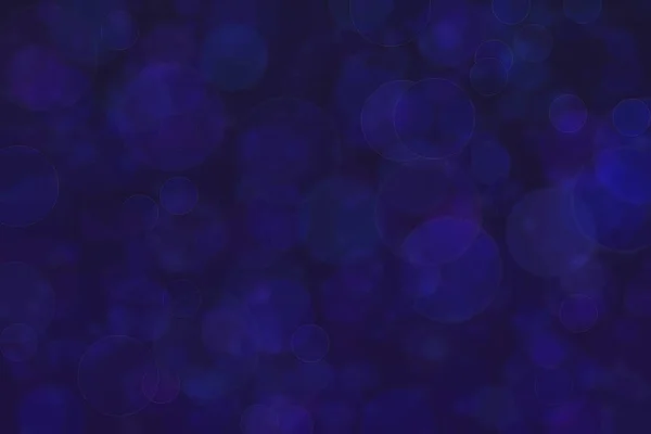 Abstract Dark Blue Background Circle Shaped Blurred Spots — Stock Photo, Image