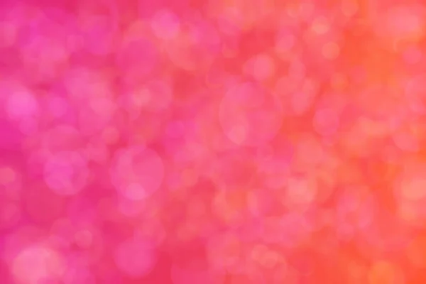 Πορτοκαλί Και Ροζ Αφηρημένη Defocused Φόντο Κύκλο Σχήμα Bokeh Μοτίβο — Φωτογραφία Αρχείου
