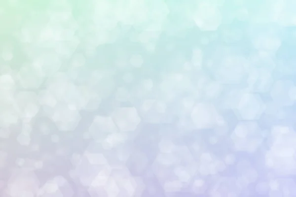 Abstract Background Soft Pastel Colors Hexagon Shaped Bokeh — Stock Photo, Image