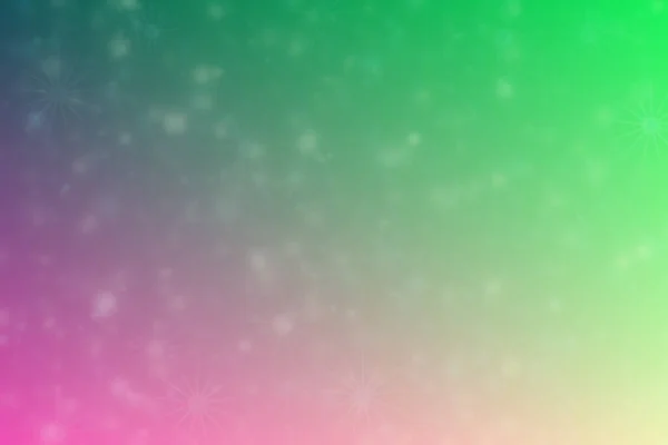 Beige Bis Grün Abstrakter Defokussierter Hintergrund Mit Sternförmigen Bokeh Flecken — Stockfoto