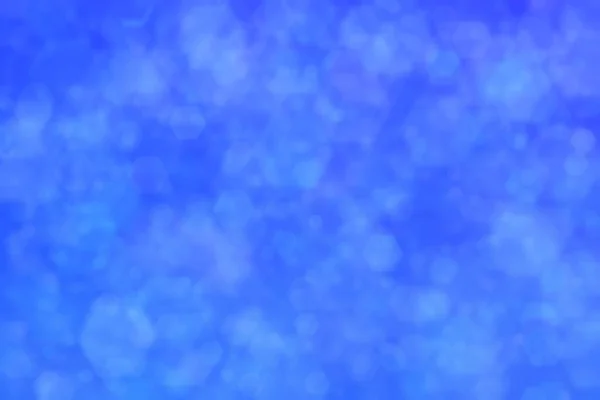 Blauer Abstrakter Hintergrund Mit Sechseckigem Bokeh — Stockfoto