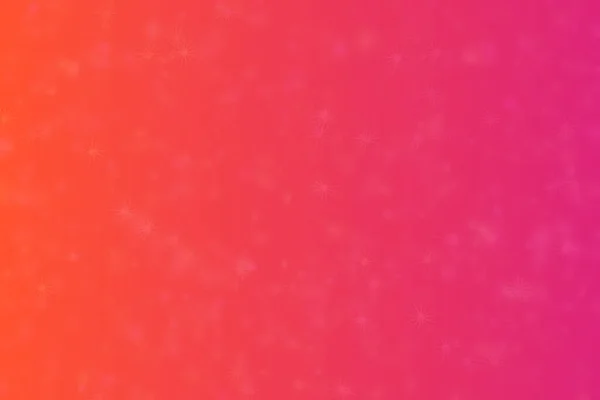 橙色和粉色抽象脱焦背景 星形假图案 — 图库照片