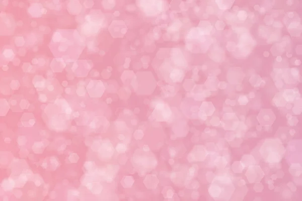 Pink Romantic Background Bokeh Defocused Sparkling Lights — ストック写真