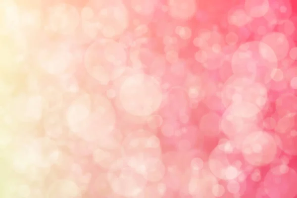 Fondo Desenfocado Abstracto Rosa Beige Con Manchas Bokeh Forma Círculo —  Fotos de Stock