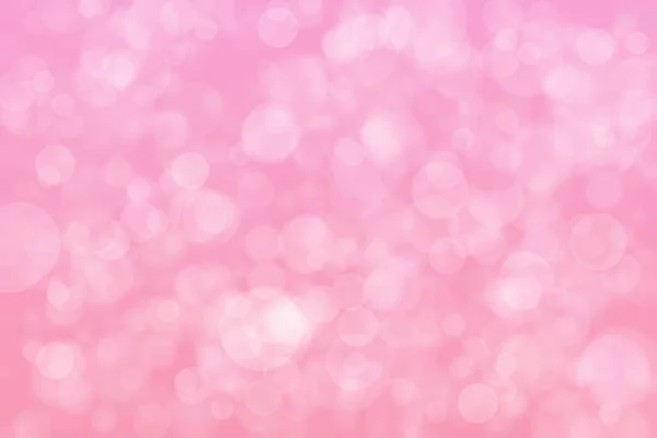 Fondo Desenfocado Abstracto Rosa Con Forma Círculo Manchas Bokeh — Foto de Stock