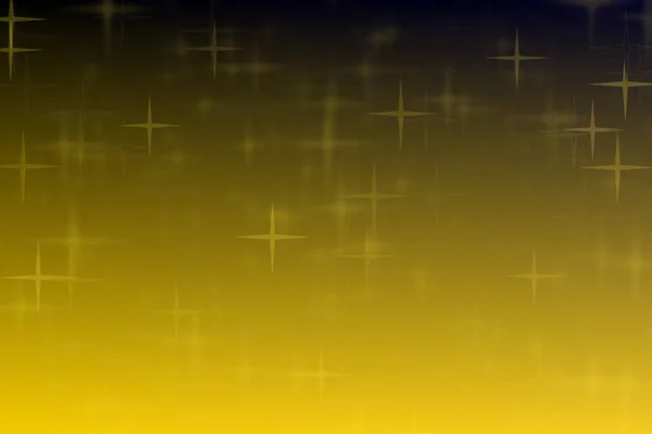 Amarelo Preto Abstrato Desfocado Fundo Estrela Forma Bokeh Padrão — Fotografia de Stock
