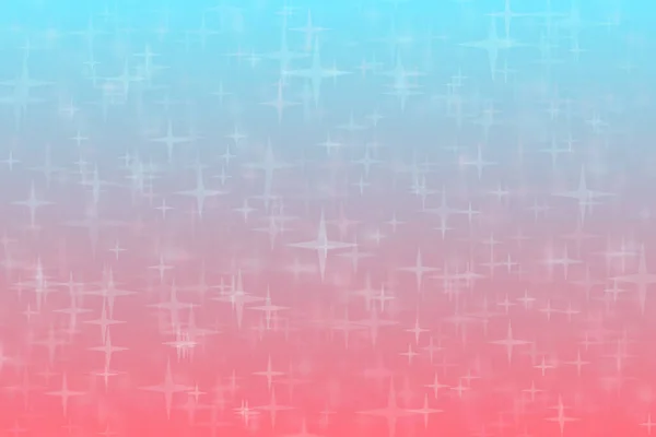 Ροζ Και Μπλε Αφηρημένη Defocused Φόντο Αστέρι Σχήμα Bokeh Μοτίβο — Φωτογραφία Αρχείου