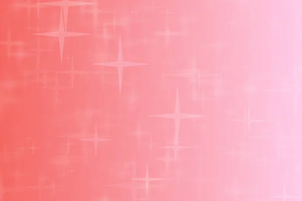 Fondo Desenfocado Abstracto Rosa Naranja Forma Estrella Patrón Bokeh —  Fotos de Stock