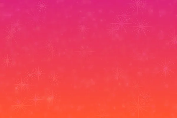 Orange Pink Abstract Defocused Background Star Shape Bokeh Spots — Stock Photo, Image