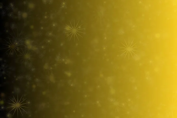 Жёлтый Чёрный Абстрактный Разряженный Фон Боке Форме Звезды — стоковое фото