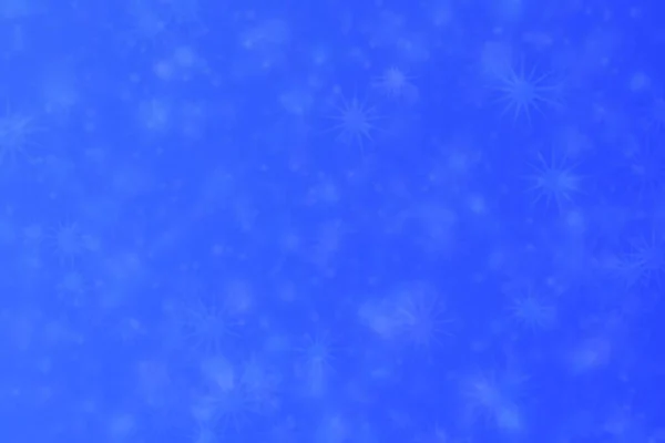 Μπλε Αφηρημένο Φόντο Αστέρι Σχήμα Bokeh — Φωτογραφία Αρχείου
