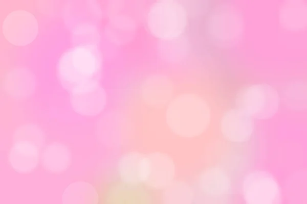 Fondo Desenfocado Abstracto Rosa Con Forma Círculo Manchas Bokeh —  Fotos de Stock