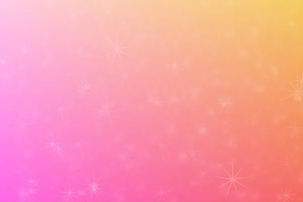 Roze Oranje Abstracte Onscherpe Achtergrond Ster Vorm Bokeh Patroon — Stockfoto