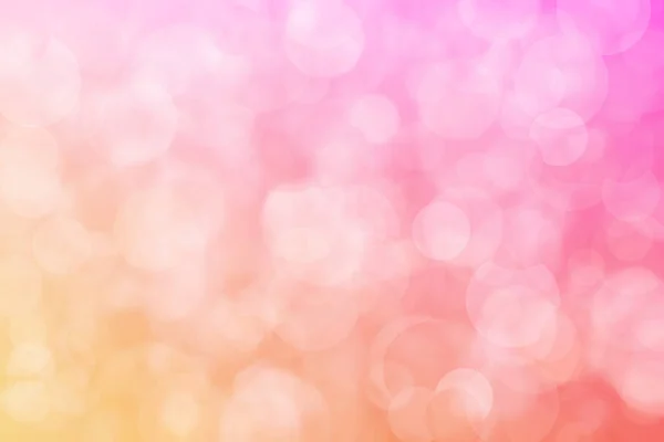 Розовый Оранжевый Абстрактные Разряженные Фон Круговой Формы Боке Пятна — стоковое фото