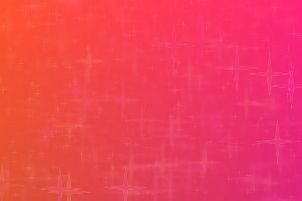 Fondo Desenfocado Abstracto Naranja Rosa Forma Estrella Patrón Bokeh — Foto de Stock