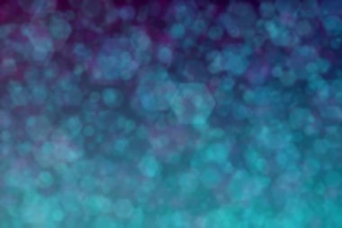 mor ve deniz yeşili soyut çözünmüş arkaplan ve altıgen şekilli bokeh lekeleri