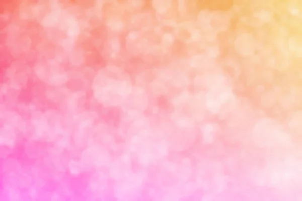 Roze Oranje Abstracte Onscherpe Achtergrond Cirkelvorm Bokeh Patroon — Stockfoto