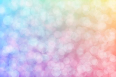 Pembe ve mavi soyut çözünmüş arka plan, daire şeklinde bokeh desen.