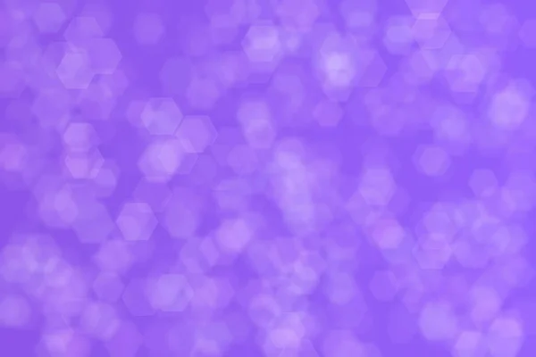 Lavendel Abstracte Gedecentreerde Achtergrond Met Zeshoek Vorm Bokeh Vlekken — Stockfoto