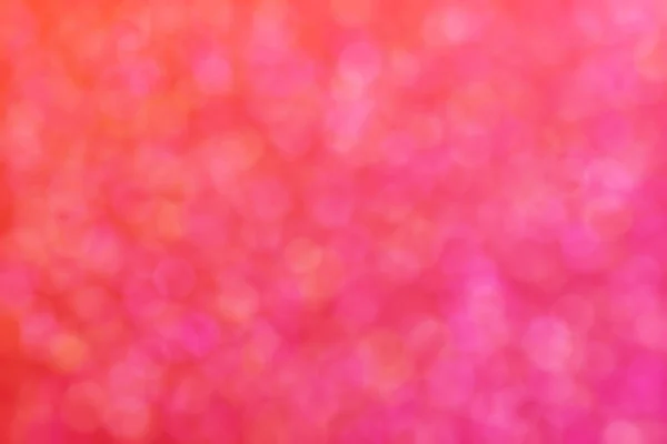 Oranžové Růžové Abstraktní Rozostřené Pozadí Kruhový Tvar Bokeh Vzor — Stock fotografie
