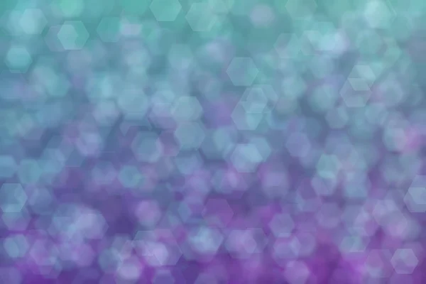 Harmonic Beautiful Astract Background Hexagon Shape Spots Purple Green Background — Stock Photo, Image