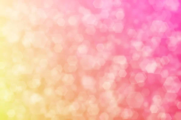 Roze Beige Abstracte Gedecentreerde Achtergrond Met Zeshoekige Bokeh Vlekken — Stockfoto