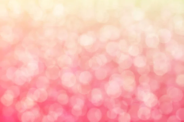 Pfirsichfarbener Hintergrund Mit Kreisförmigem Bokeh Rosa Zum Beigen Farbverlauf — Stockfoto