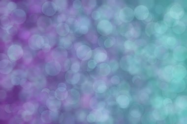 Mor ve yeşil arkaplanda daire şeklinde benekleri olan harmonik güzel astrakt arkaplan.