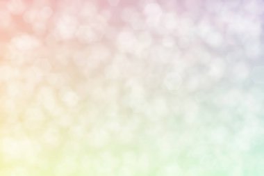 Açık pembe ve deniz köpüğü. Soyut yeşil. Odaklanmış arka plan, altıgen şekilli bokeh noktaları.