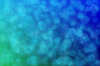 koyu mavi ve mavi soyutlanmış arkaplan, daire şeklinde bokeh desen.