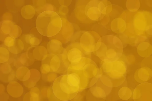 Golden Abstract Defocused Background Circle Shape Bokeh Spots — Stock Photo, Image