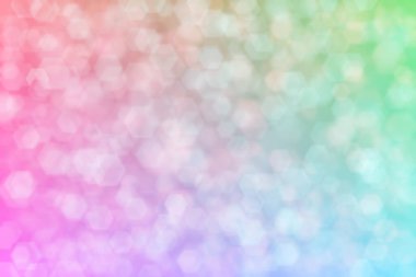 Pembe ve mavi renklere sahip soyut arkaplan ve bunların geçiş ve bulanık ışık noktaları.