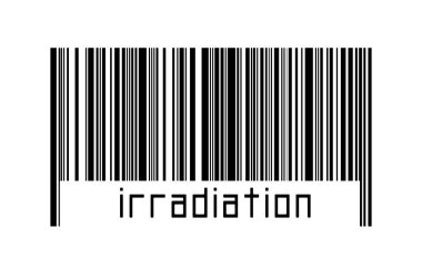 Dijitalleştirme kavramı. Altında yazıt radyasyonu olan siyah yatay çizgilerin barkodu.