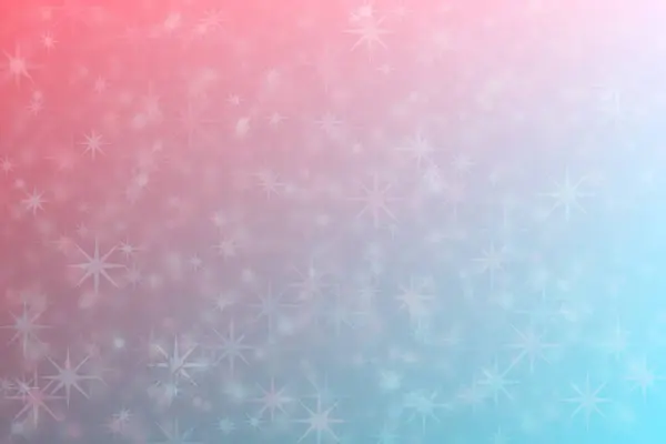 Pink Blue Abstract Defocused Background Star Shape Bokeh Pattern — Stock Photo, Image