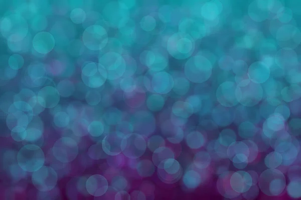 Purple Sea Green Abstract Defocused Background Circle Shape Bokeh Pattern — Stock Photo, Image