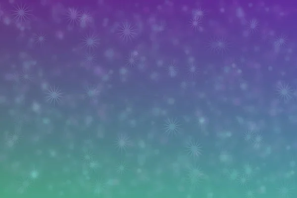 Фіолетовий Зелений Абстрактний Дефокусований Фон Візерунок Боке Форми Зірки — стокове фото