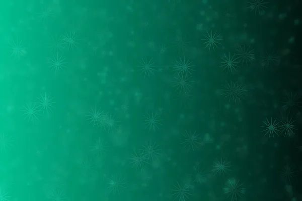 Mint Green Dark Green Abstract Defocused Background Star Shape Bokeh — Stock Photo, Image