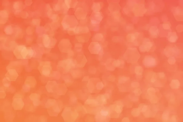 Томатный Абстрактный Дефокатный Фон Шестиугольной Формой Боке Пятна — стоковое фото