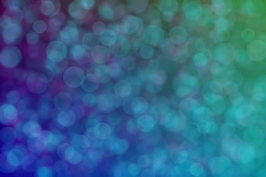 mor ve deniz yeşili soyut çözünmüş arka plan, daire şeklinde bokeh desen.