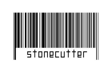 Dijitalleştirme kavramı. Altında yazıtlar bulunan siyah yatay çizgilerin barkodu.